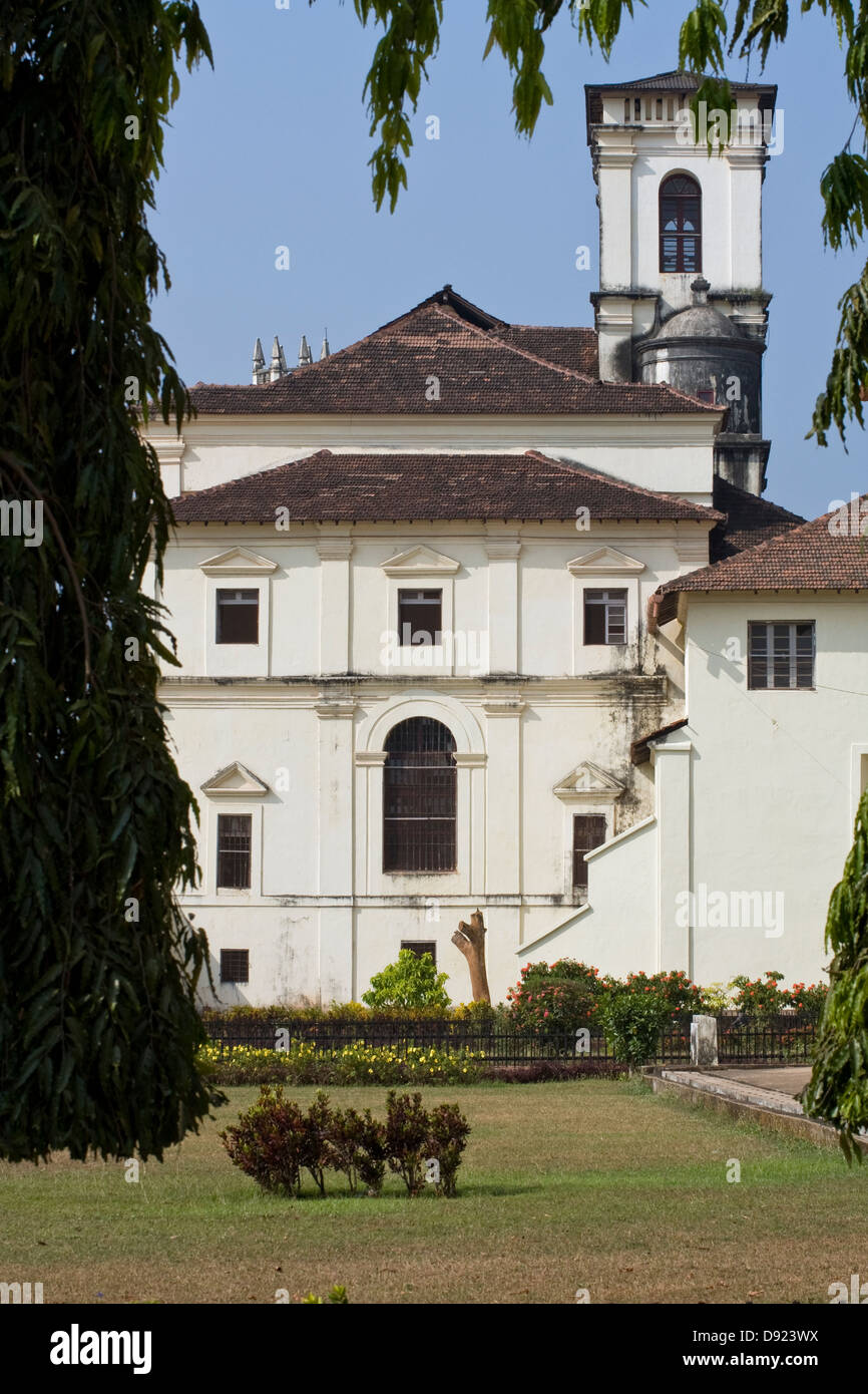 Asia, India,Goa, Old Goa,Se (St.Catherine`s) Cathedral Stock Photo